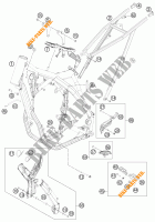 RAHMEN für KTM 450 SX-F FACTORY REPLICA 2012