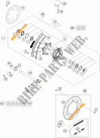 HINTERRADFELGE für KTM 450 SX-F FACTORY EDITION 2018