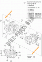 MOTORGEHÄUSE für KTM 450 SX-F FACTORY EDITION 2018