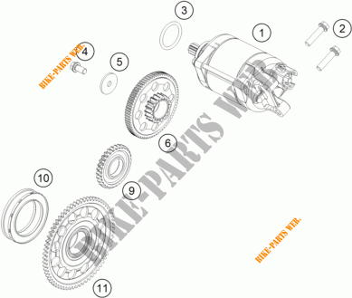 ANLASSER für KTM 450 SX-F FACTORY EDITION 2016