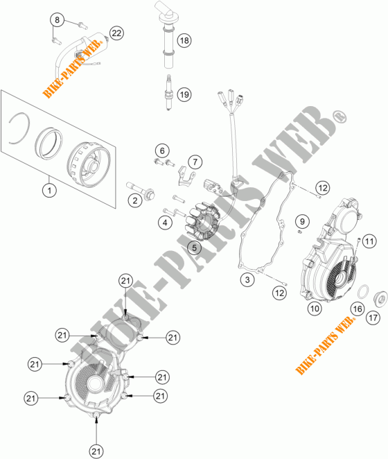 ZÜNDUNG für KTM 350 SX-F 2016