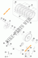 KUPPLUNG für KTM 150 SX 2015
