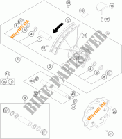 VORDERRADFELGE für KTM 150 SX 2015