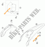 PLASTIK für KTM 150 SX 2011