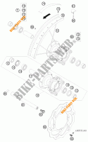 VORDERRADFELGE für KTM 105 SX 2011