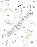 HINTERRADFELGE für KTM 105 SX 2010