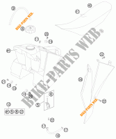TANK / SITZBANK für KTM 85 SX 19/16 2012