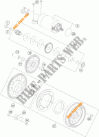ANLASSER für KTM 1290 SUPER DUKE R ORANGE ABS 2016