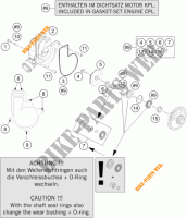 WASSERPUMPE für KTM 1290 SUPER DUKE R ORANGE ABS 2016