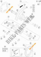 HINTERRADFELGE für KTM 85 SX 19/16 2014