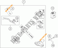 BREMSPUMPE VORNE für KTM 85 SX 19/16 2017