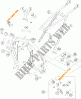 RAHMEN für KTM 85 SX 19/16 2017