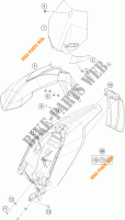 PLASTIK für KTM 65 SXS 2014