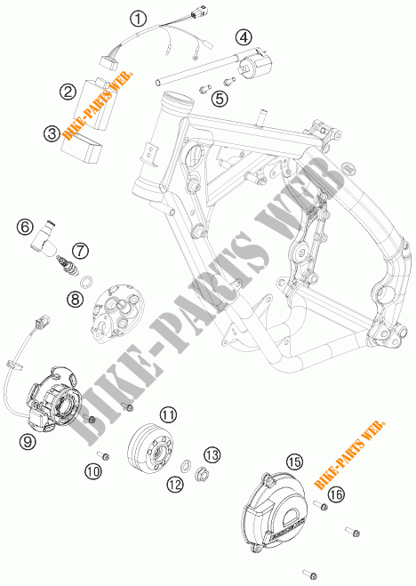 ZÜNDUNG für KTM 65 SX 2013