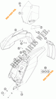 PLASTIK für KTM 65 SX 2012