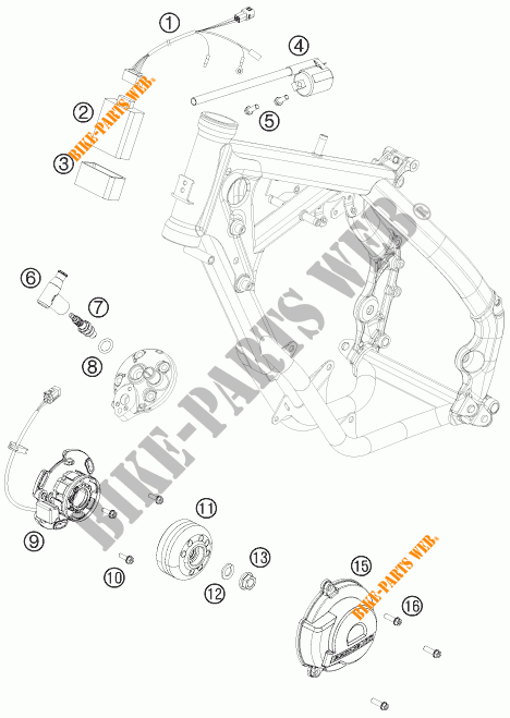 ZÜNDUNG für KTM 65 SX 2012