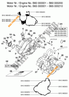 MOTORGEHÄUSE für KTM 65 SX 1999