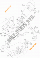 AUSPUFF für KTM 1290 SUPER DUKE R BLACK ABS 2015