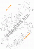 AUSPUFF für KTM 1290 SUPER DUKE R ORANGE ABS 2015