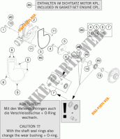 WASSERPUMPE für KTM 1290 SUPER DUKE R ORANGE ABS 2015