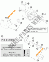 WASSERPUMPE für KTM 990 SUPER DUKE R 2013