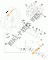 VORDERRADFELGE für KTM 990 SUPER DUKE R 2012