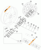 VORDERRADFELGE für KTM 990 SUPER DUKE R 2011