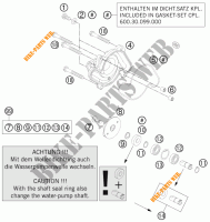 WASSERPUMPE für KTM 990 SUPER DUKE R 2011