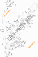 AUSPUFF für KTM 1290 SUPER DUKE R ORANGE 2020