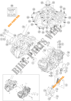 MOTORGEHÄUSE für KTM 1290 SUPER DUKE R ORANGE 2020