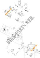 GETRIEBE SCHALT für KTM 390 DUKE ORANGE - B.D. 2020
