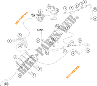 EVAPORATIVE CANISTER für KTM 390 DUKE ORANGE - B.D. 2019