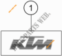 AUFKLEBER für KTM 1290 S ADVENTURE S ORANGE 2020