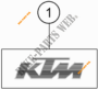 AUFKLEBER für KTM 1290 SUPER ADVENTURE S SILVER 2020
