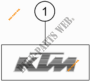 AUFKLEBER für KTM 1290 SUPER ADVENTURE S ORANGE 2020