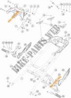 HECKRAHMEN für KTM 1290 SUPER DUKE GT ORANGE 2018