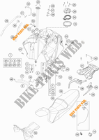 TANK / SITZBANK für KTM 1290 SUPER ADVENTURE R TKC 2020
