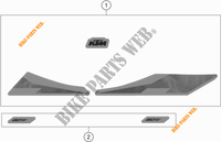 AUFKLEBER für KTM 150 EXC TPI 2020