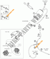 EVAPORATIVE CANISTER für KTM 990 SUPER DUKE ORANGE 2008