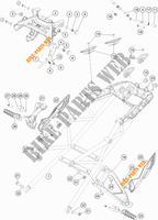 HECKRAHMEN für KTM 1290 SUPER DUKE GT BLACK 2021