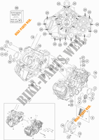 MOTORGEHÄUSE für KTM 1290 SUPER DUKE R ORANGE 2021