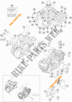 MOTORGEHÄUSE für KTM 1290 SUPER DUKE R ORANGE 2021