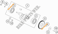 GEGENWELLE für KTM 390 DUKE ORANGE - IKD 2020