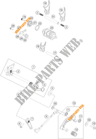 GETRIEBE SCHALT für KTM 390 DUKE ORANGE - IKD 2020