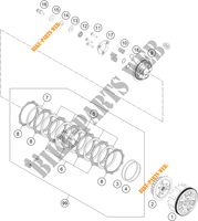 KUPPLUNG für KTM 390 DUKE ORANGE - IKD 2020