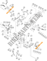 RAHMEN für KTM 390 DUKE ORANGE - IKD 2020