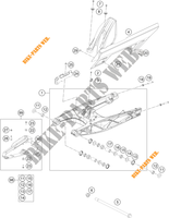 SCHWINGE für KTM 390 DUKE ORANGE - IKD 2020