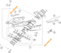 SCHWINGE für KTM 1290 SUPER ADVENTURE S ORANGE 2021