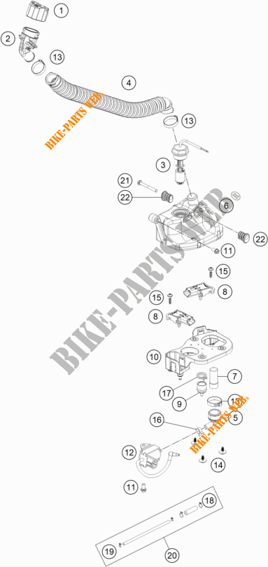 OLPUMPE für KTM 250 XC TPI 2021