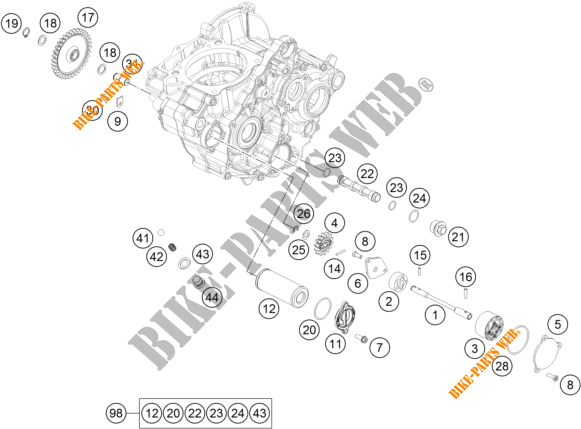 OLPUMPE für KTM 250 SX-F 2021